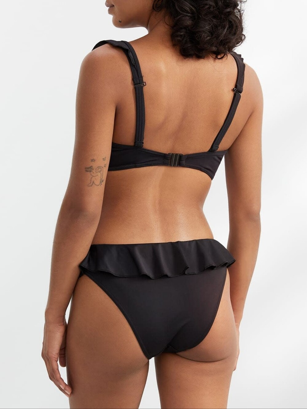 Rip Curl 3 Piece Women's Black Bikini Classic Swim Set Size S